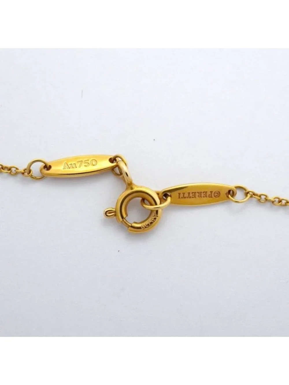 ★SOLD★ Tiffany & Co Necklace by the Yard 18k Yellow Gold Diamond - Picture 5 of 8